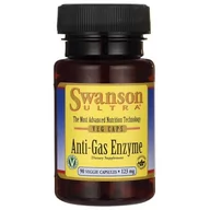 Suplementy naturalne - SWANSON Anti-Gas Enzyme 123 mg 90 kapsułek SWU527 - miniaturka - grafika 1