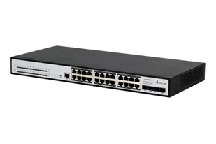 EXTRALINK CHIRON PRO 24 GE PORTS POE 802.3AF/AT MANAGED SWITCH, POWER 370W, 4X 10GE/GE SFP+ - Akcesoria do monitoringu - miniaturka - grafika 5