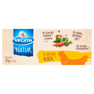 Vegeta Natur Rosół Drobiowy 120G - Szybkie dania obiadowe - miniaturka - grafika 1
