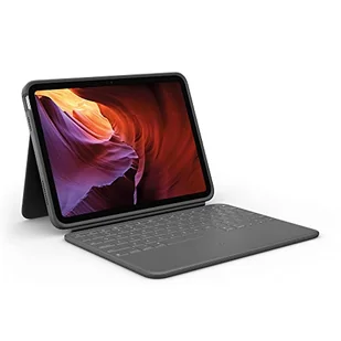 Logitech Rugged Folio för iPad (10:e generationen) – skyddande tangentbordsfodral med Smart Connector samt hållbart och spillsäkert tangentbord - Italian Layout - Akcesoria do tabletów i e-booków - miniaturka - grafika 1
