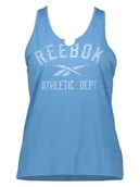 Koszulki i topy damskie - Reebok Top w kolorze błękitnym - miniaturka - grafika 1