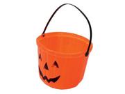 GU Wiaderko pomarańczowe z dynią na Halloween - 20 cm - 1 szt. GU16900