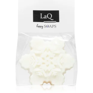 Laq Laq Happy Soaps Mydełko glicerynowe Śnieżynka biała 90g - Mydła - miniaturka - grafika 1