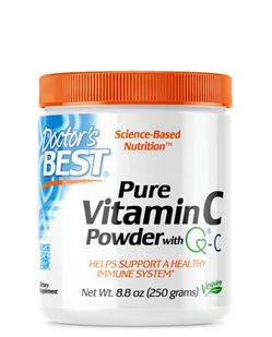 Doctor's Best Doctor's Best Pure Witamina C Powder z Quali-C - 250 g - Witaminy i minerały - miniaturka - grafika 1