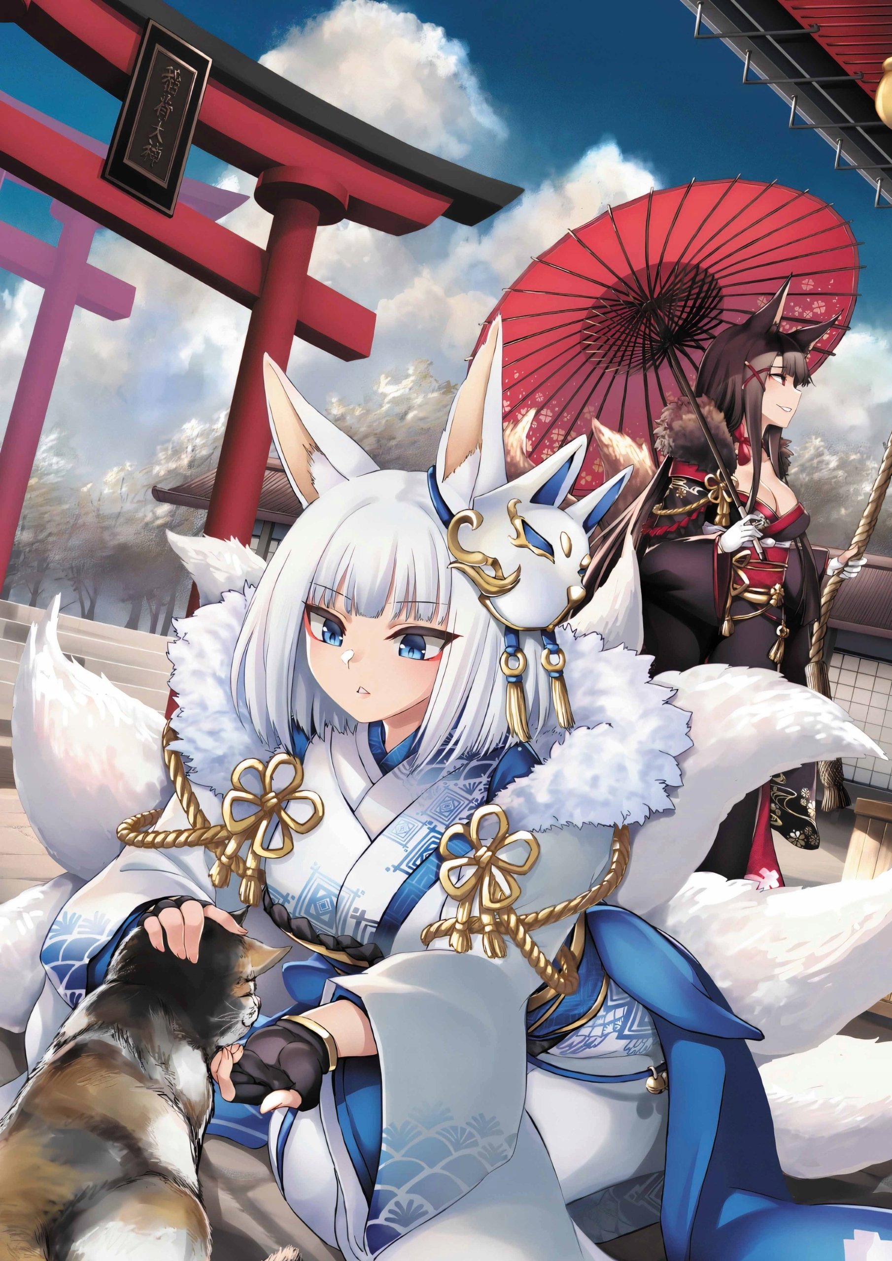 Plakat A1 anime gra Azur Lane