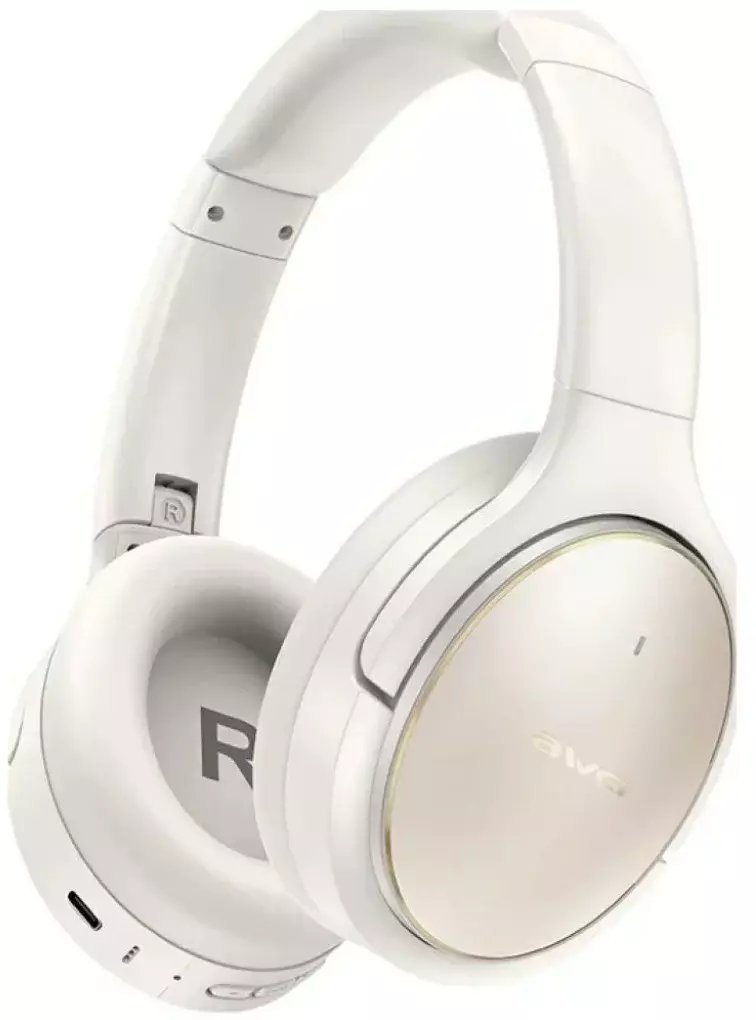 AWEI Bezprzewodowe słuchawki nauszne AT20 Bluetooth 6.0 biały