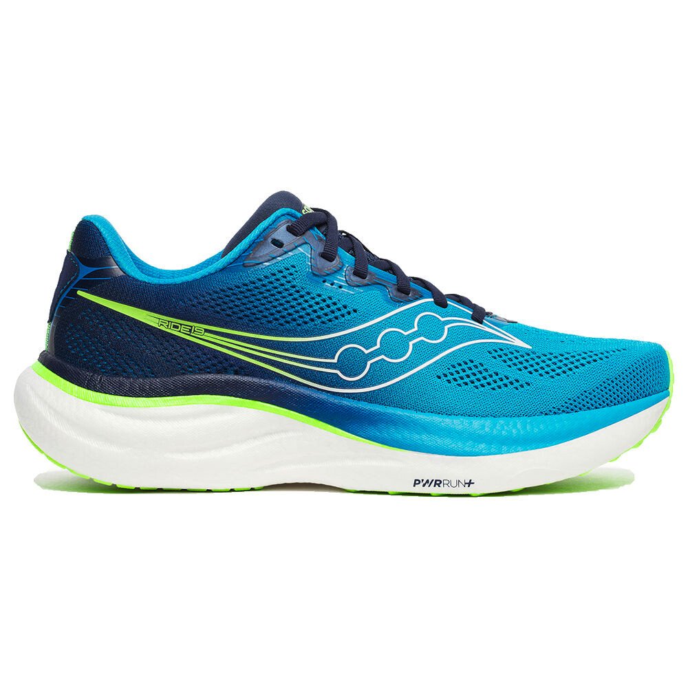 Męskie buty do biegania Saucony Ride 19 Cobalt/Slime UK 9