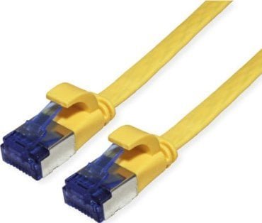 Value Patchkabel VALUE FTP, Cat.6A Class EA, extra plat, geel, 1 m