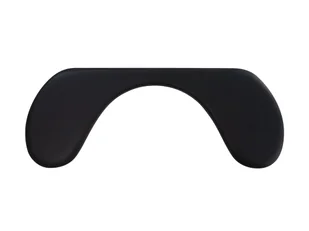 Mousetrapper Armrest Symmetric podkładka pod nadgarstek Sztuczna skóra Czarny - Podnóżki, podpórki, podkładki - miniaturka - grafika 1