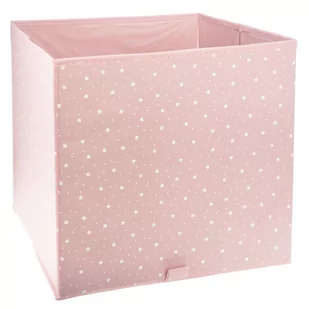 Kosz tekstylny na zabawki Pink Stars - Pudełka i szkatułki - miniaturka - grafika 1