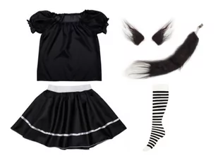 ZESTAW KOTEK CZARNY 98-110 5el - Stroje karnawałowe - miniaturka - grafika 1