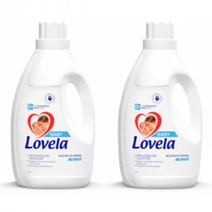 Lovela Baby hipoalergiczne mleczko do prania ubranek niemowlęcych i dziecięcych do bieli Zestaw 2 x 2.9 l - Środki do prania - miniaturka - grafika 1
