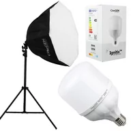 Lampy studyjne - ReLed™ Zestaw Oświetleniowy LED z Softboxem Octa90 - miniaturka - grafika 1