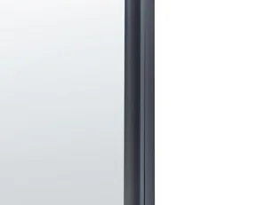 Metalowe lustro ścienne 45 x 145 cm czarne JARNAGES Lumarko! - Lustra - miniaturka - grafika 5