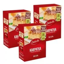 Delecta Karpatka z nutą waniliową mieszanka do domowego wypieku ciasta Zestaw 3 x 375 g - Ciasta i półprodukty do ciast - miniaturka - grafika 1