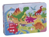 Puzzle - Apli Kids Puzzle XL Kids - Dinozaury 3+ - miniaturka - grafika 1