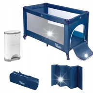 Łóżeczka i kojce - ŁÓŻECZKO TURYSTYCZNE DLA DZIECI SKŁADANE KOJEC + POJEMNIK NA PIELUCHY 26 L - miniaturka - grafika 1