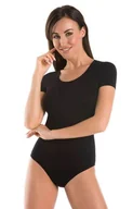 Body - Shirty czarne body damskie 2403, Kolor czarny, Rozmiar 3XL, Teyli - Primodo.com - miniaturka - grafika 1