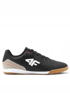 Buty sportowe męskie - 4F Buty halowe 4FWSS24FSPOU076 Czarny - miniaturka - grafika 1