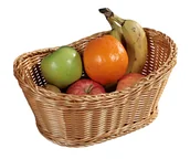 Pojemniki kuchenne - Kesper 17822 pojemnik i kosz owoców, 28 x 21 x 13 cm, brązowy 178221 - miniaturka - grafika 1