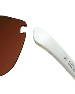 ALBA OPTICS Okulary rowerowe STRATOS BLK VZUM LAVA - Okulary sportowe - miniaturka - grafika 5