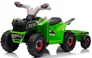 QUAD NA AKUMULATOR Z PRZYCZEPĄ DLA DZIECI JAKOŚĆ 2 KOLORY - Pojazdy elektryczne dla dzieci - miniaturka - grafika 1