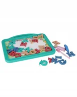 Tablice dla dzieci - TABLICA 3 W 1 MAGNETYCZNA Z LITERKAMI SUCHOŚCIERALNA I KREDOWA - miniaturka - grafika 1