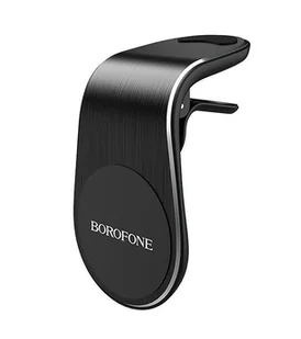 BOROFONE Borofone Uchwyt samochodowy magnetyczny na kratkę nawiewu (Czarny) BFO-BH10-B - Uchwyty samochodowe do telefonów - miniaturka - grafika 1