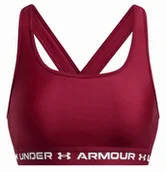 Biustonosze - Biustonosz sportowy Under Armour bordowy Armour® Mid Crossback - miniaturka - grafika 1