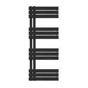 Grzejniki łazienkowe - Rebison Grzejnik łazienkowy Sophia 1180 czarny, Szerokość - 400 mm, Kolor - Czarny - miniaturka - grafika 1