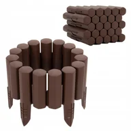 Ogrodzenia - Obrzeże Ogrodowe Palisada Brąz 2,7 m Border Płotek / GardenPlus - miniaturka - grafika 1