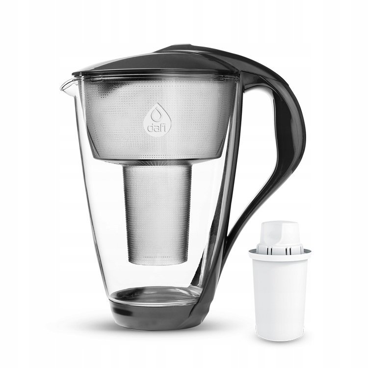 Dzbanek filtrujący Dafi Crystal 2 l czarny