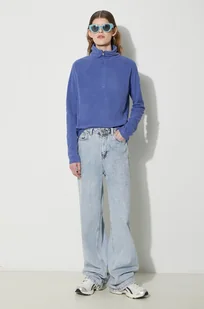 Columbia bluza sportowa Glacial IV kolor granatowy gładka - Bluzy damskie - miniaturka - grafika 1
