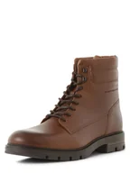 Buty zimowe męskie - Tommy Hilfiger Kozaki ze skóry Mężczyźni skóra brązowy jednolity, 41 - miniaturka - grafika 1