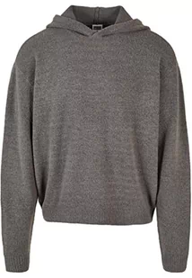Urban Classics Oversized Chunky Hoody Sweater męska bluza z kapturem czarna basics, Streetwear, asfaltowy, XXL - Bluzy męskie - miniaturka - grafika 1