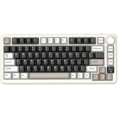 ATTACK SHARK X85 Pro Kremowo-czarno-biały