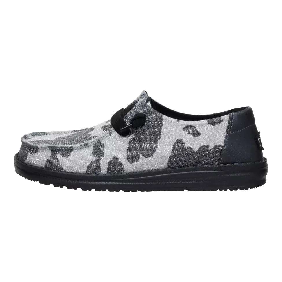 HeyDude Damskie Mokasyny Buty Wsuwane Wendy Sparkle Animal 38