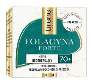 Lirene, Folacyna Forte krem regenerujący 70+, 50ml - Kremy do twarzy - miniaturka - grafika 1