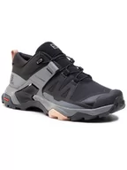 Buty trekkingowe damskie - Salomon Trekkingi X Ultra 4 W 412851 20 V0 Czarny - miniaturka - grafika 1