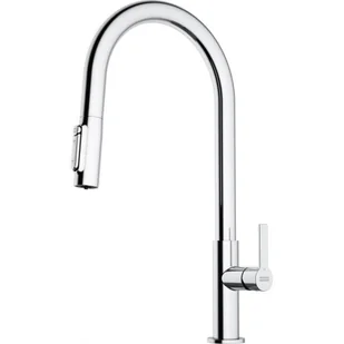 Bateria FRANKE Maris Slim Clear Water J pull-out Chrom 120.0730.870 - Baterie kuchenne - miniaturka - grafika 1