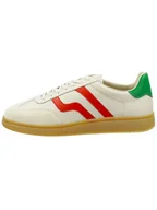 Trampki męskie - GANT Footwear Skórzane sneakersy "Cuzmo" w kolorze kremowo-czerwono-zielonym - miniaturka - grafika 1