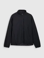 Kurtki i kamizelki sportowe męskie - 4F Kurtka puchowa z wypełnieniem syntetycznym męska - czarna L - miniaturka - grafika 1