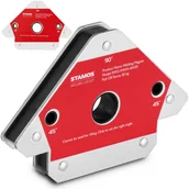 Akcesoria spawalnicze - Kątownik uchwyt spawalniczy magnetyczny kąt 45/90/135 do 50 kg - miniaturka - grafika 1