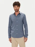Koszule męskie - Tommy Jeans Koszula Original DM0DM04405 Niebieski Slim Fit - miniaturka - grafika 1
