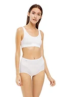 Koszulki i topy damskie - sloggi Damski podwójny komfort Crop Top. Klasyczny top z bardzo miękkiej bawełny zapewnia przepuszczalność powietrza i komfort, biały, 90 - miniaturka - grafika 1