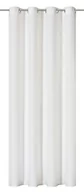Firany i zasłony dla dzieci - Elbersdrucke Zasłona z oczkami Lino 00, biała, nieprzejrzysta, 255 x 140 cm, 201425, do salonu, sypialni, kuchni, przedpokoju, pokoju dziecięcego - miniaturka - grafika 1