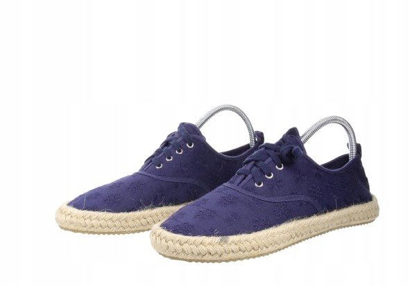 ANNA FIELD TRAMPKI DAMSKIE GRANATOWE HAFT 40 1MCQ