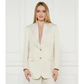 Marynarki i żakiety damskie - Tommy Hilfiger Marynarka | Relaxed fit | z dodatkiem lnu - miniaturka - grafika 1