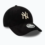 Czapki damskie - Czapka z daszkiem damska New Era Wmns Cord 940 black - miniaturka - grafika 1