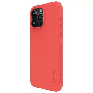Etui APPLE IPHONE 15 PRO MAX Nillkin Super Shield Pro czerwone - Etui i futerały do telefonów - miniaturka - grafika 4